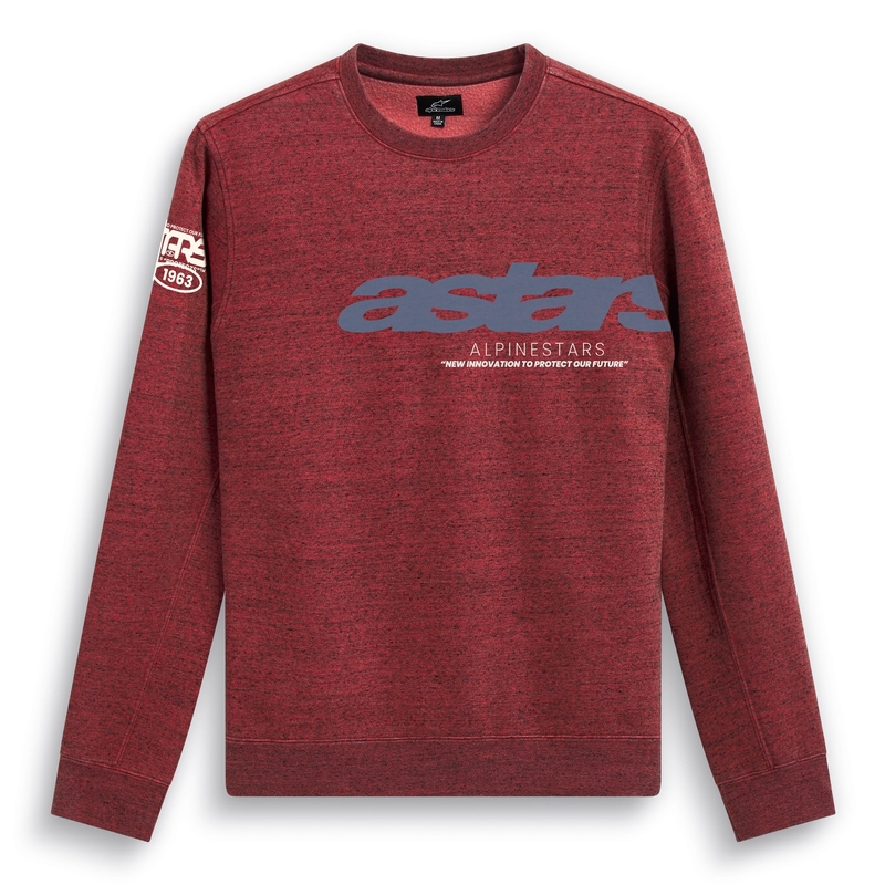 Alpinestars Episode Crew Fleece mørkerød
