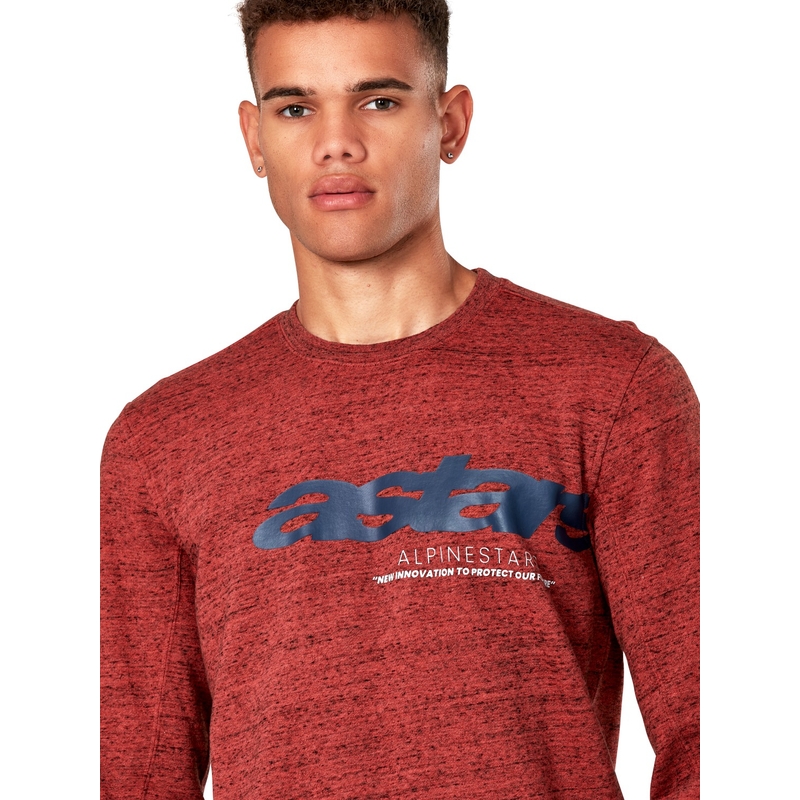 Alpinestars Episode Crew Fleece mørkerød
