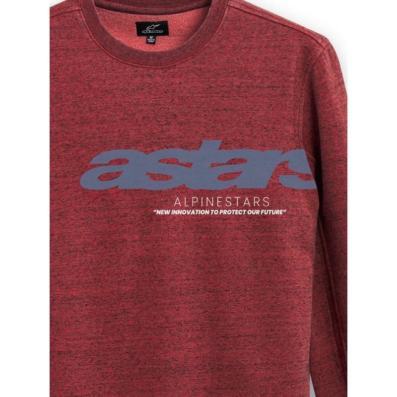 Alpinestars Episode Crew Fleece mørkerød