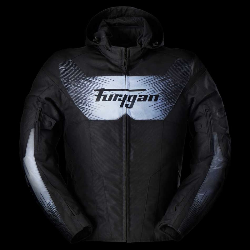 Motorcykeljakke Furygan Shard HV sort
