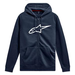 Alpinestars Ageless Zip Hoodie 3 blå og hvid