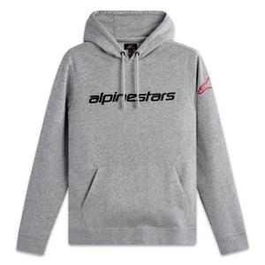 Alpinestars Wordmark Hoodie 3 grå-rød-sort