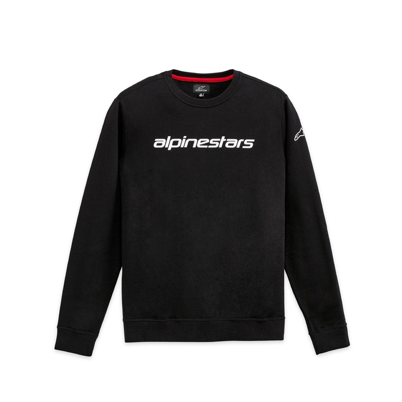 Alpinestars Linear Crew 3 hættetrøje i sort og hvid