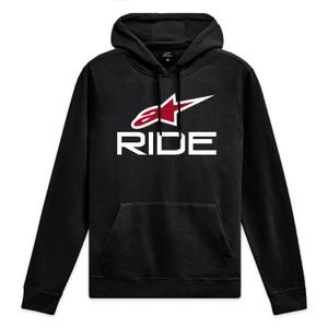Alpinestars Ride Hoodie 4 sort, hvid og rød