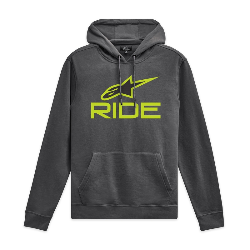 Alpinestars Ride 4.0 grå-gul-sort hættetrøje