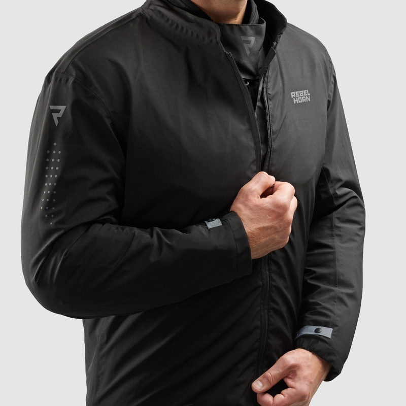 Rebelhorn In &amp; Out HydraShield PRO vandtæt jakke sort