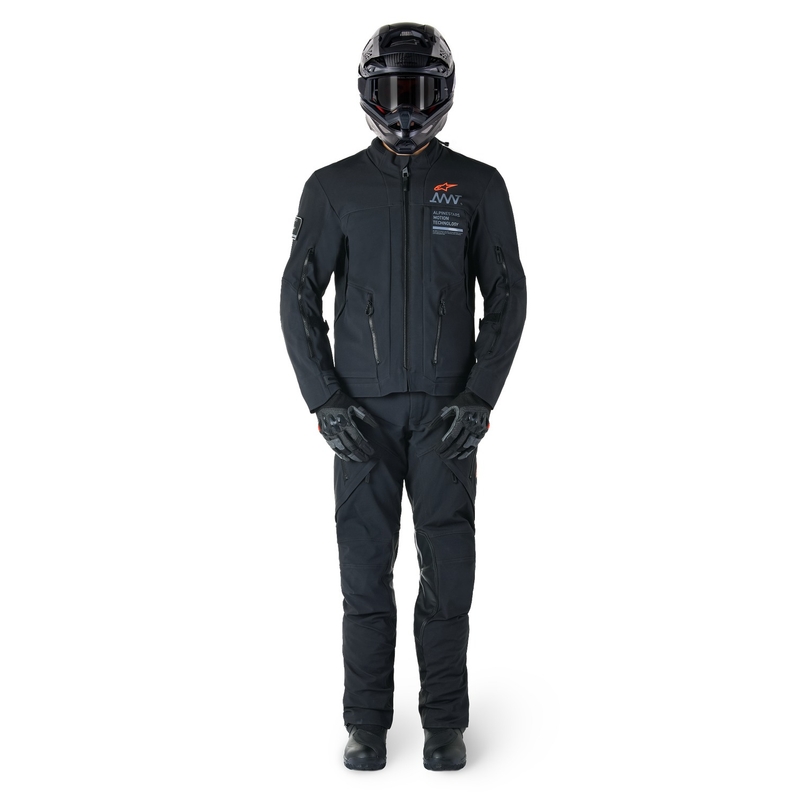 Alpinestars AMT-8 Stretch Drystar XF Motorcykeljakke Sort