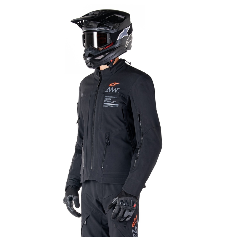 Alpinestars AMT-8 Stretch Drystar XF Motorcykeljakke Sort