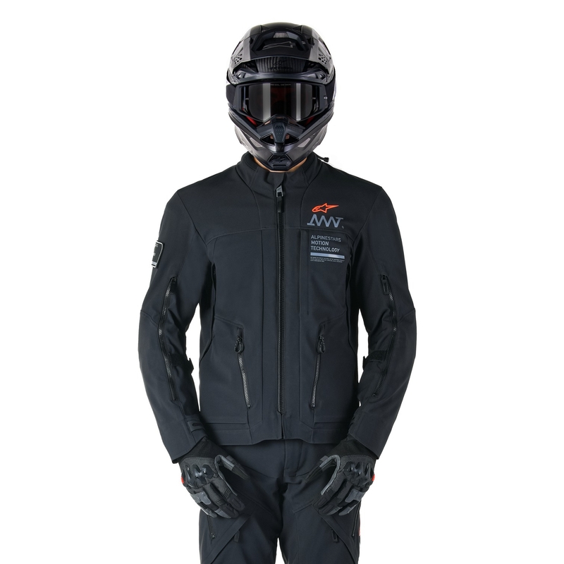 Alpinestars AMT-8 Stretch Drystar XF Motorcykeljakke Sort