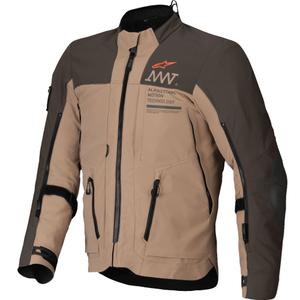 Alpinestars AMT-8 Stretch Drystar XF brun-khaki motorcykeljakke
