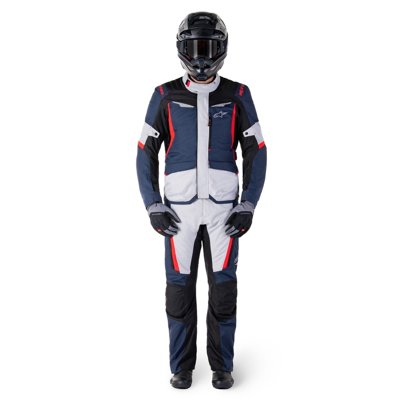 Alpinestars ST-1 vandtæt motorcykeljakke mørkeblå-sort-rød