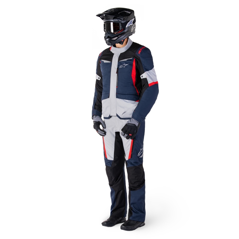 Alpinestars ST-1 vandtæt motorcykeljakke mørkeblå-sort-rød