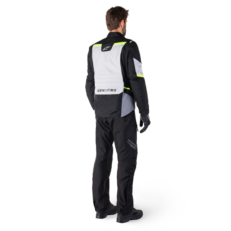 Alpinestars ST-1 Vandtæt grå-sort-fluogul motorcykeljakke
