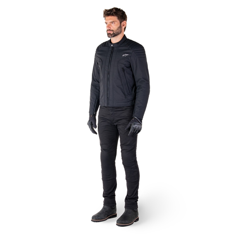 Alpinestars Clayton vandafvisende sort motorcykeljakke