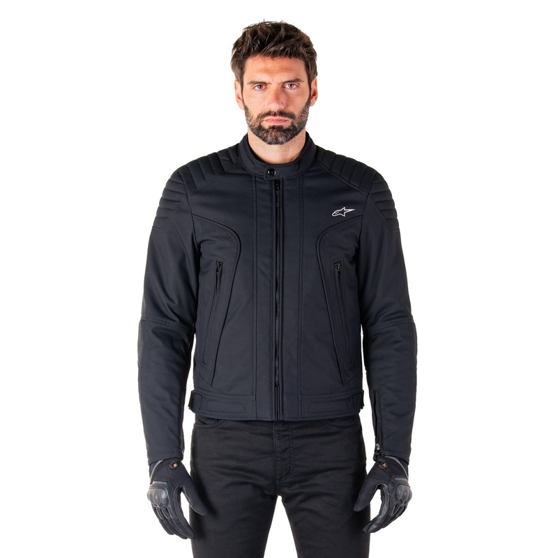 Alpinestars Clayton vandafvisende sort motorcykeljakke