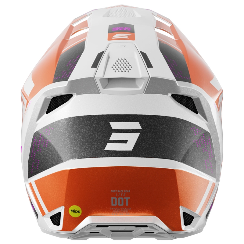 Motocrosshjelm Shot Lite Ultra pearl orange