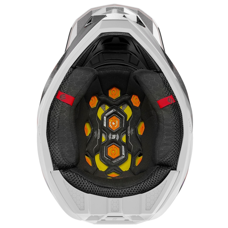 Motocrosshjelm Shot Lite Ultra pearl orange