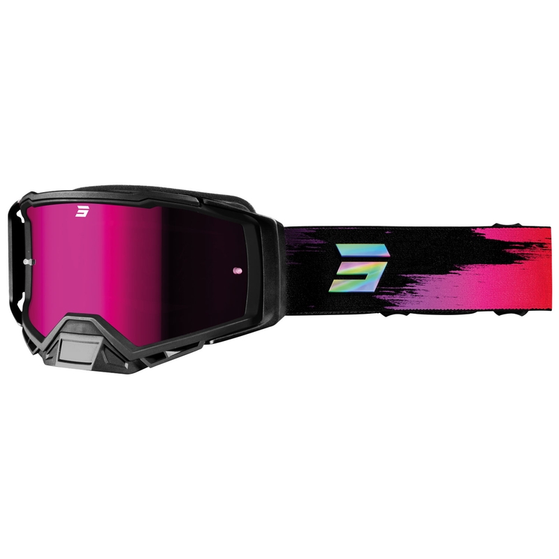 Motocross-briller Shot Core lilla med iridium-plexi
