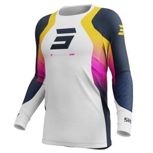 Motocrosstrøje Shot Aerolite Ultra blå-orange-pink