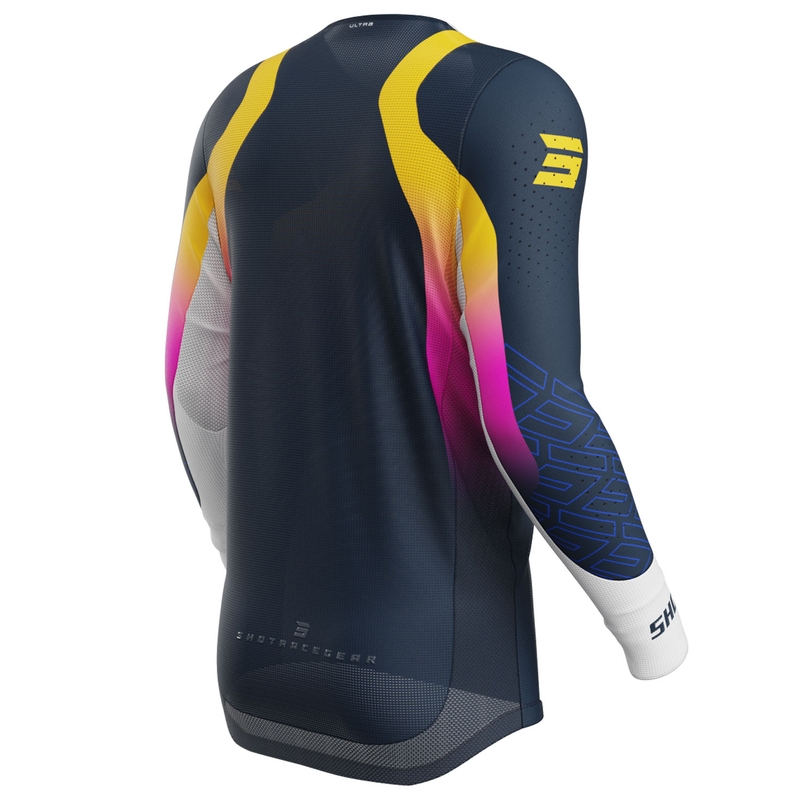 Motocrosstrøje Shot Aerolite Ultra blå-orange-pink