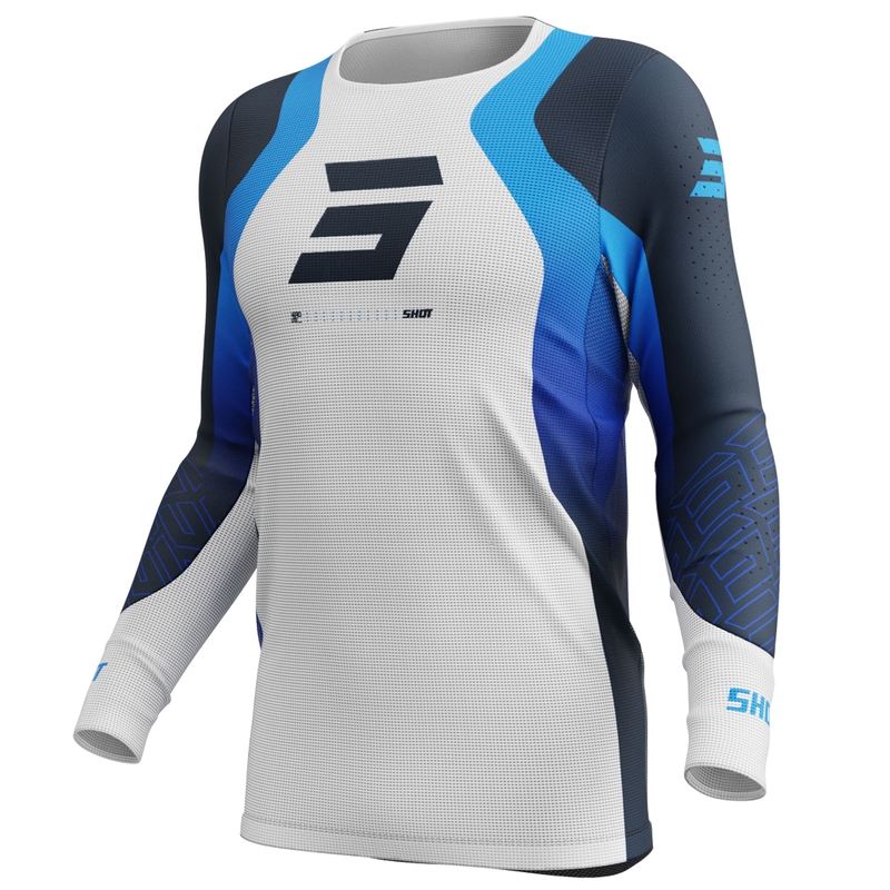 Motocrosstrøje Shot Aerolite Ultra Blue