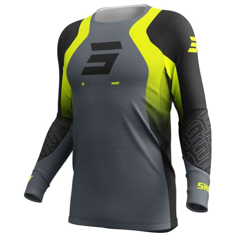 Motocrosstrøje Shot Aerolite Ultra fluogul