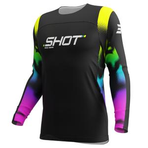 Motocrosstrøje Shot Contact Nitro sort