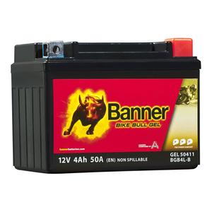 Gelbatteri Banner Bike Bull GEL 504 11/BGB4L-B - GB4L-B 12V, 4Ah, 50A