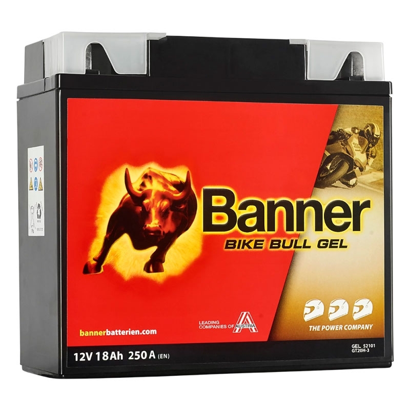 Gelbatteri Banner Bike Bull GEL 521 01/BG12-19 - G12-19 12V, 18Ah, 250A