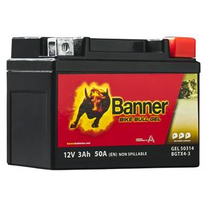 Gelbatteri Banner Bike Bull GEL 503 14/BGTX4-3 - GTX4-3 12V, 3Ah, 50A