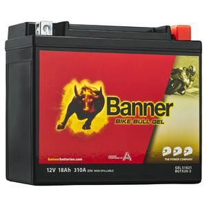 Gelbatteri Banner Bike Bull GEL 518 21/BGTX20-3 - GTX20-3 12V, 18Ah, 310A
