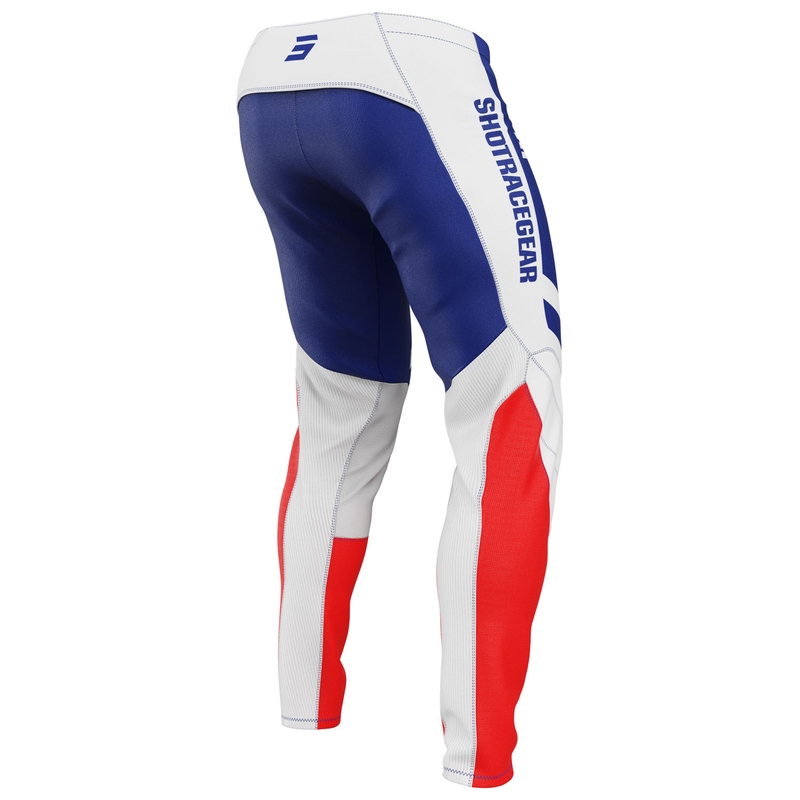 Motocross-bukser Shot Contact Mythic blå-rød