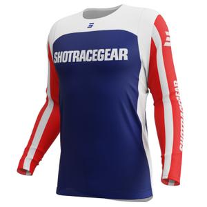 Motocrosstrøje Shot Contact Mythic blå-rød