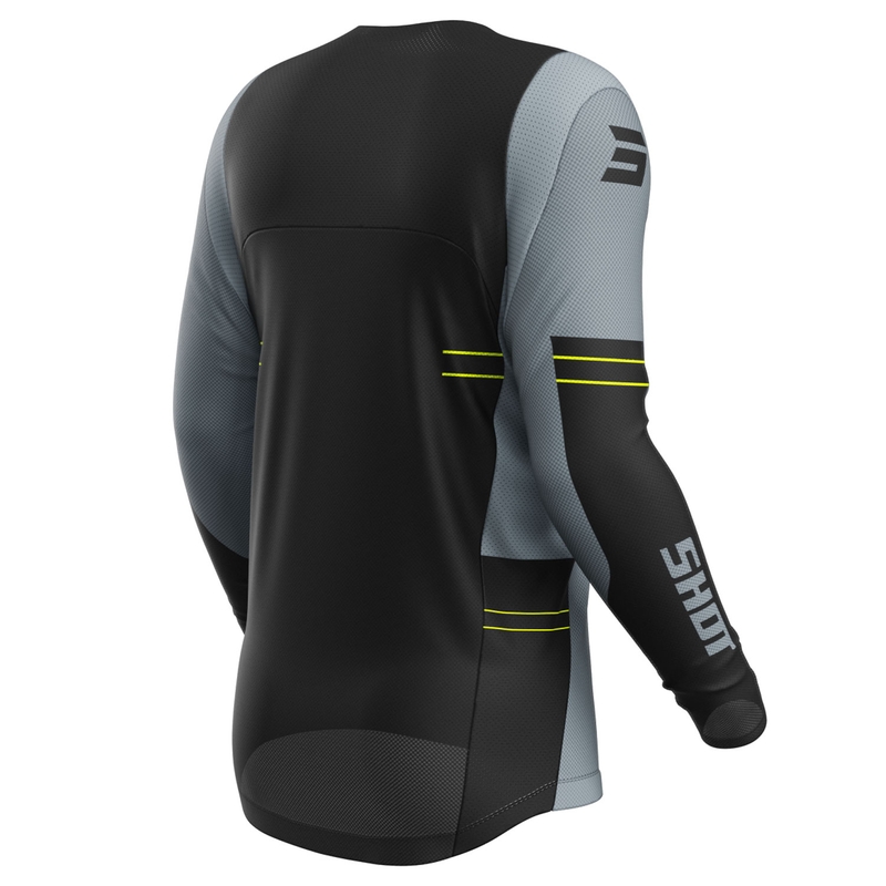 Motocrosstrøje Shot Contact Shield fluogul