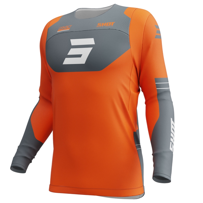 Motocross-trøje Shot Contact Shield orange