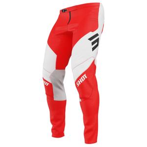 Motocross-bukser Shot Contact Shield rød