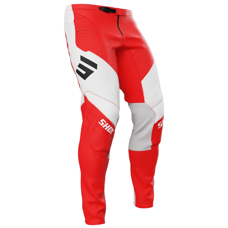 Motocross-bukser Shot Contact Shield rød