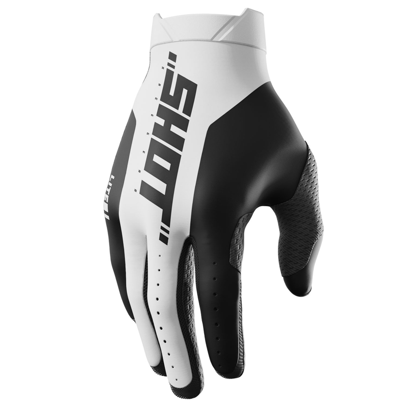 Motocross-handsker Shot Lite Pro hvid