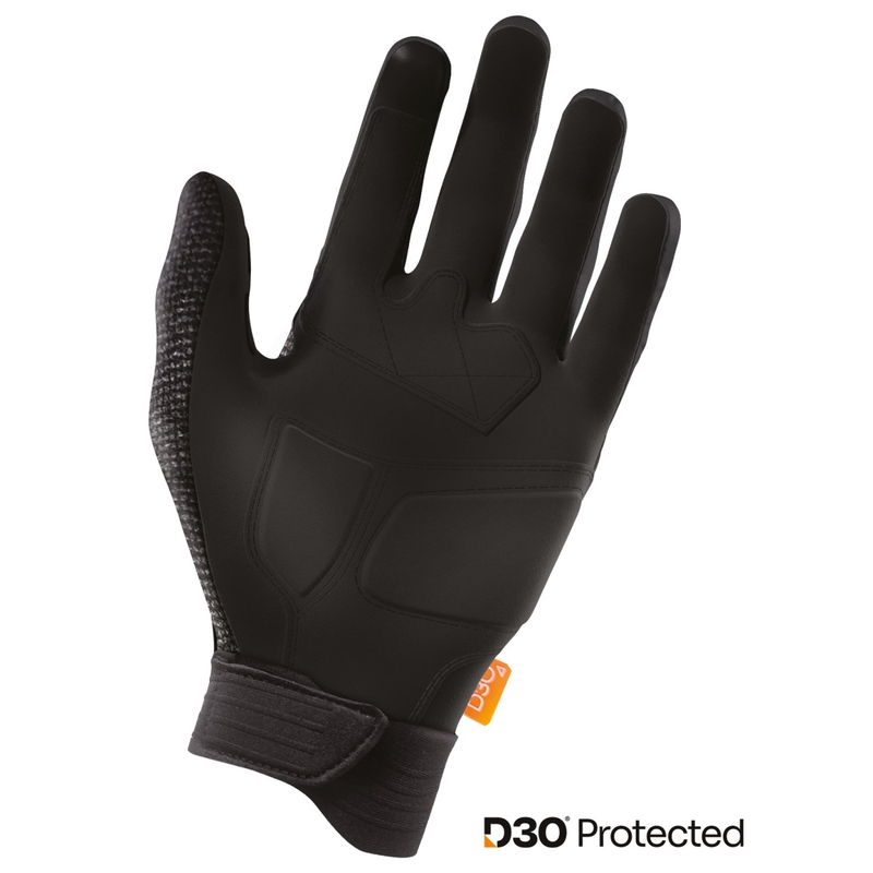 Motocross-handsker Shot Guard D3O® sort