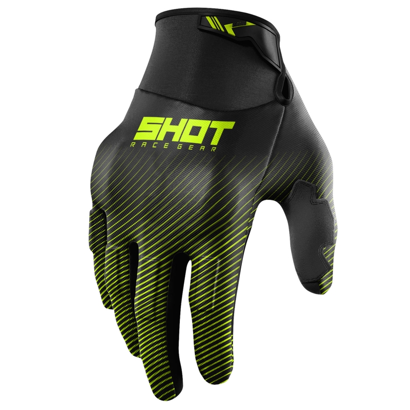 Motocross-handsker Shot Drift Rim fluogul