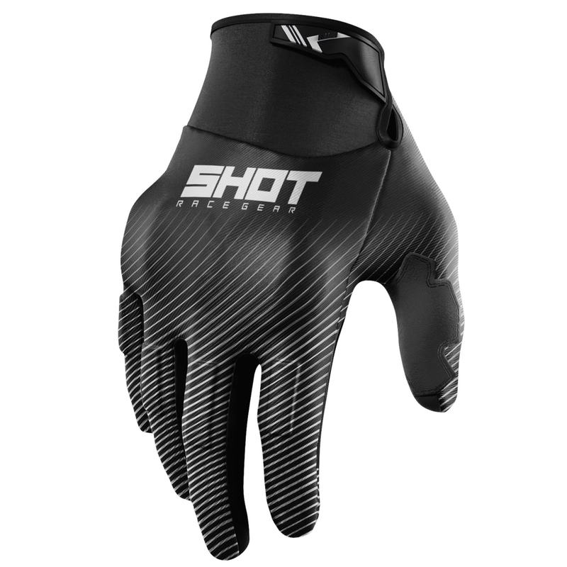 Motocross-handsker Shot Drift Rim hvid