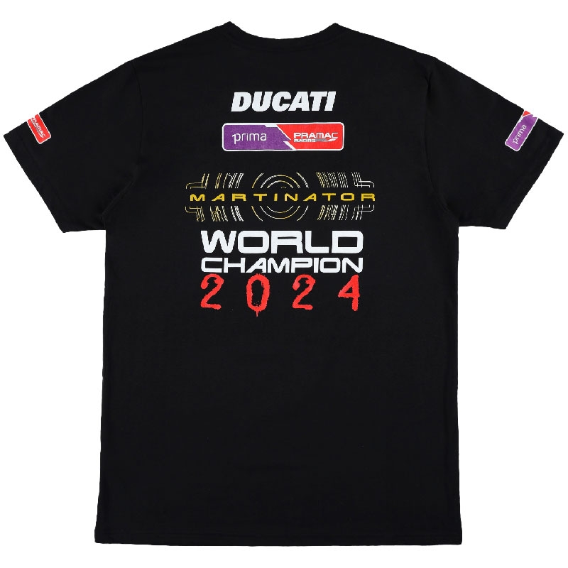 Ducatti Jorge Martin World Champ T-shirt sort