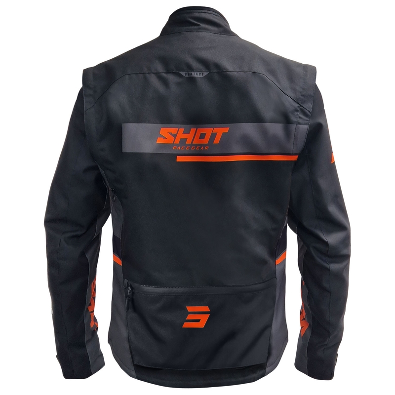Motorcykeljakke Shot Contact Assault 2.0 sort-orange