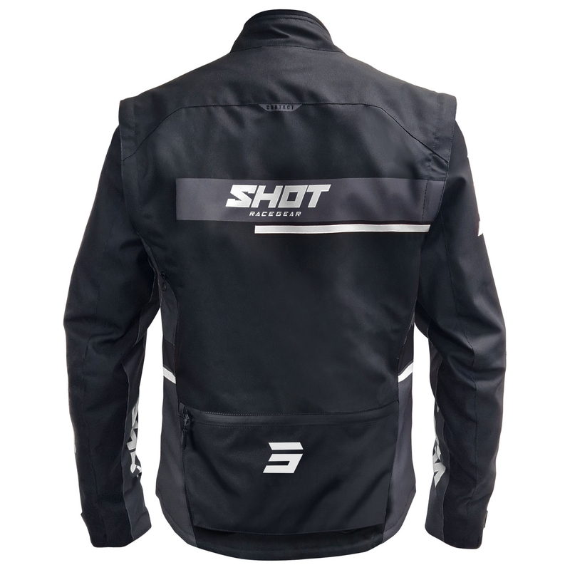 Shot Contact Assault 2.0 sort-hvid motorcykeljakke