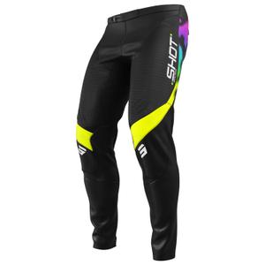 Motocrossbukser til børn Shot Contact Nitro sort