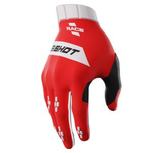 Motocrosshandsker til børn Shot Race rød
