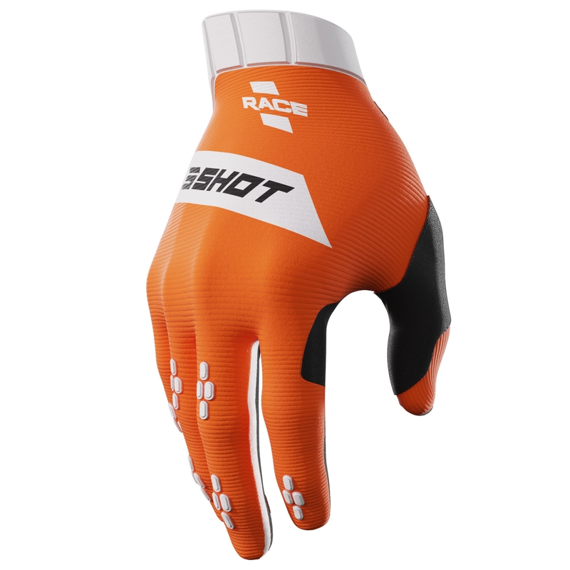 Motocrosshandsker til børn Shot Race orange