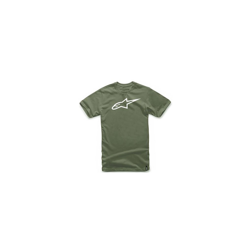 T-shirt Alpinestars Ageless grøn og hvid