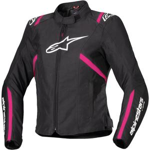 Alpinestars Stella T-SPS 2 vandtæt motorcykeljakke til kvinder i sort, hvid og pink