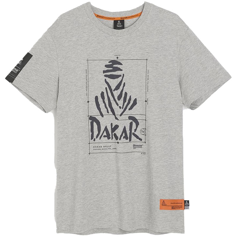 T-shirt DAKAR DES 0524 grå